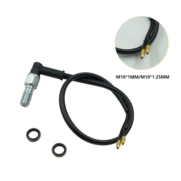 Linie de comutator hidraulic pentru frânele cu disc, filet M10x1.25, Hengbang, model Hydraulic switch, universal pentru vehicule off-road