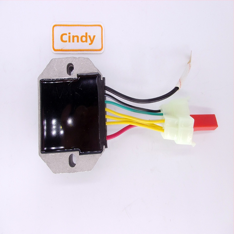 Usmerňovač motocyklu a regulátor napätia s hliníkovým puzdrom, model BAJAJ BA a, hmotnosť 195 g