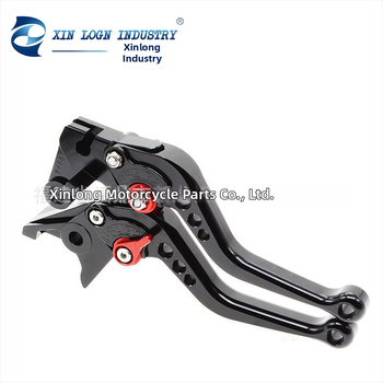 Mâner CNC din aluminiu pentru frână și ambreiaj Yamaha MT-07, reglabil, scurt, logo gravat cu laser