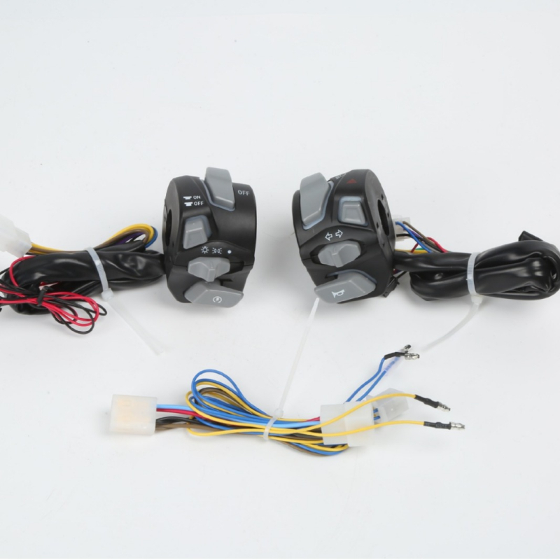Comutator pentru ghidon de motocicletă cu lumină, model universal MX, Fengjing — compatibil cu Yamaha Zhongxing/Wuyang