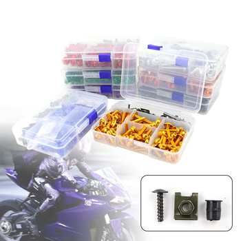 Kit DIY de șuruburi pentru modificări la motocicletă, compatibil KTM/Honda/Kawasaki/Yamaha și alte modele comune (Prelucrare personalizată: Da; Compatibil universal; Mai multe modele)