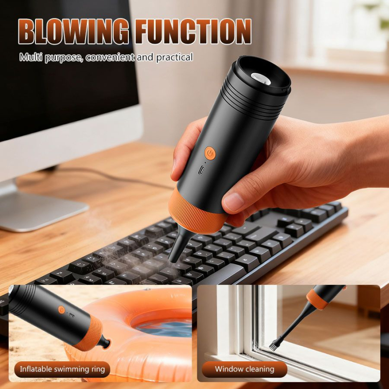 Bežični ručni usisavač za automobil i dom, mokro i suho čišćenje, 65W, usis 3100-4000Pa, ugrađena baterija 2001-2500mAh, buka ispod 36dB