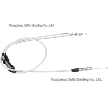 Set plynových káblov pre ATV/off-road 150-250cc: Y-typ dvojité plynové káble so zvyšovacou pumpou, adaptér 1 na 2