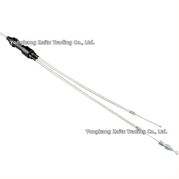 Set plynových káblov pre ATV/off-road 150-250cc: Y-typ dvojité plynové káble so zvyšovacou pumpou, adaptér 1 na 2