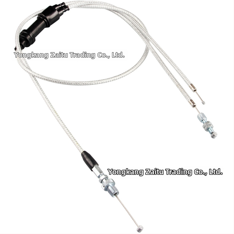 Set plynových káblov pre ATV/off-road 150-250cc: Y-typ dvojité plynové káble so zvyšovacou pumpou, adaptér 1 na 2