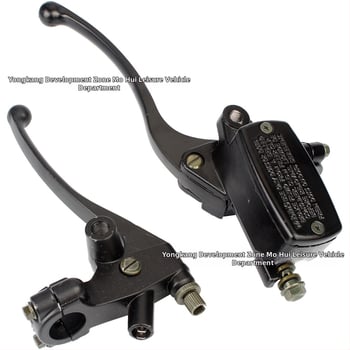 Motocyklová sada: ľavá páka spojky a pravá brzdová pumpa pre 22 mm riadidlá — kompatibilné s Honda CB400SF, CB250 a Yamaha Jade