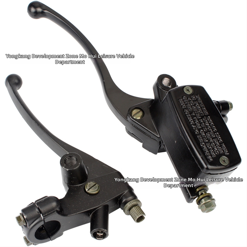 Motocyklová sada: ľavá páka spojky a pravá brzdová pumpa pre 22 mm riadidlá — kompatibilné s Honda CB400SF, CB250 a Yamaha Jade