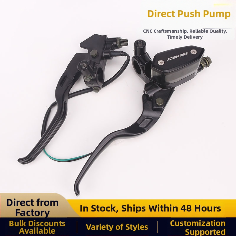 Cilindru principal de frână CNC pentru motocicletă – acționare prin apăsare directă, frână cu două degete, adaptor universal, model BMSC06