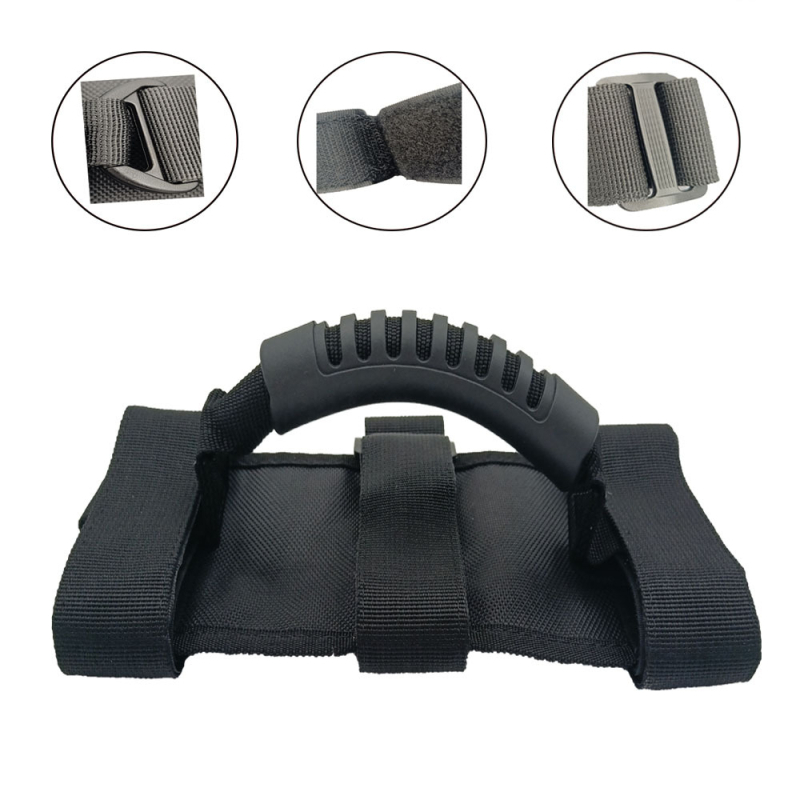 Εσωτερική λαβή οροφής για Jeep Wrangler με Velcro ιμάντες, νάιλον, προσαρμογή, εκτύπωση λογοτύπου