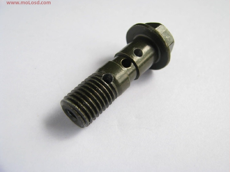 Furtun de frână pentru motocicletă, cu nucleu de oțel și șurub gol prelungit