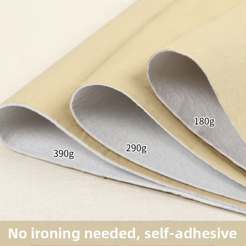 Αυτοκόλλητη εσωτερική επένδυση για τσάντες με βαμβακερή επικάλυψη χωρίς σιδέρωμα