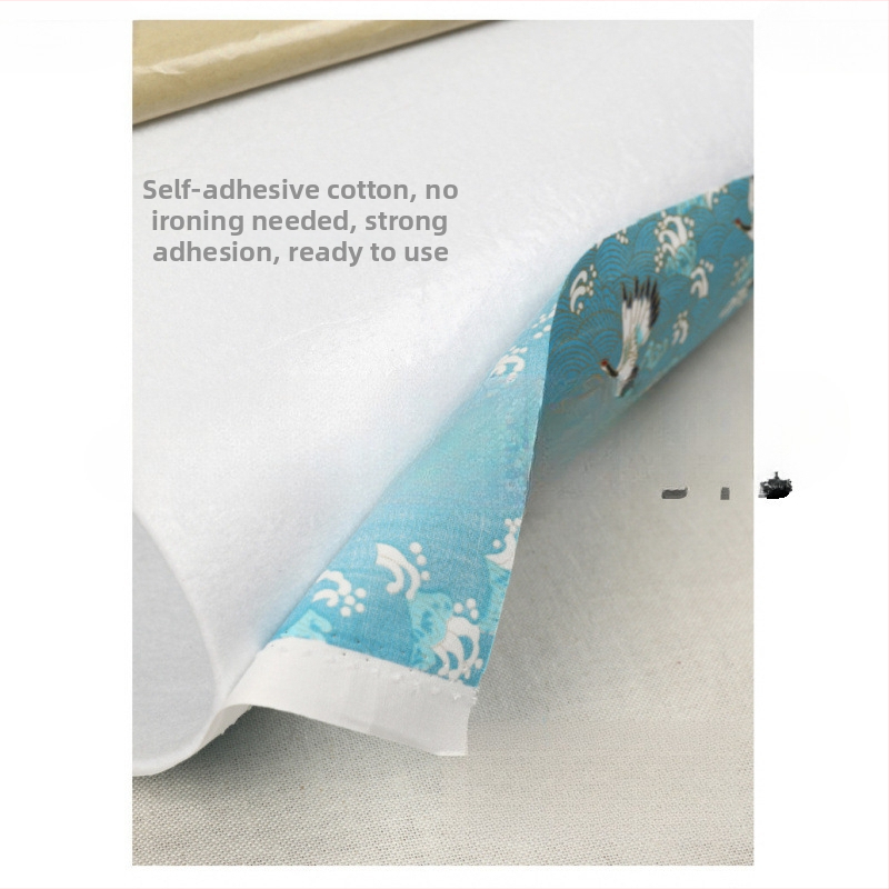 Αυτοκόλλητη εσωτερική επένδυση για τσάντες με βαμβακερή επικάλυψη χωρίς σιδέρωμα