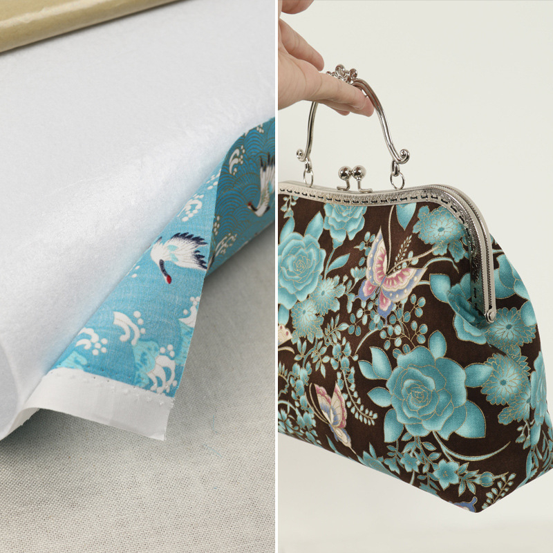 Αυτοκόλλητη εσωτερική επένδυση για τσάντες με βαμβακερή επικάλυψη χωρίς σιδέρωμα