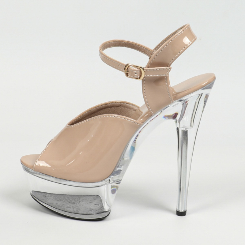 PU felső részű római szandál, kerek orr, csattal záródó, TPR talp