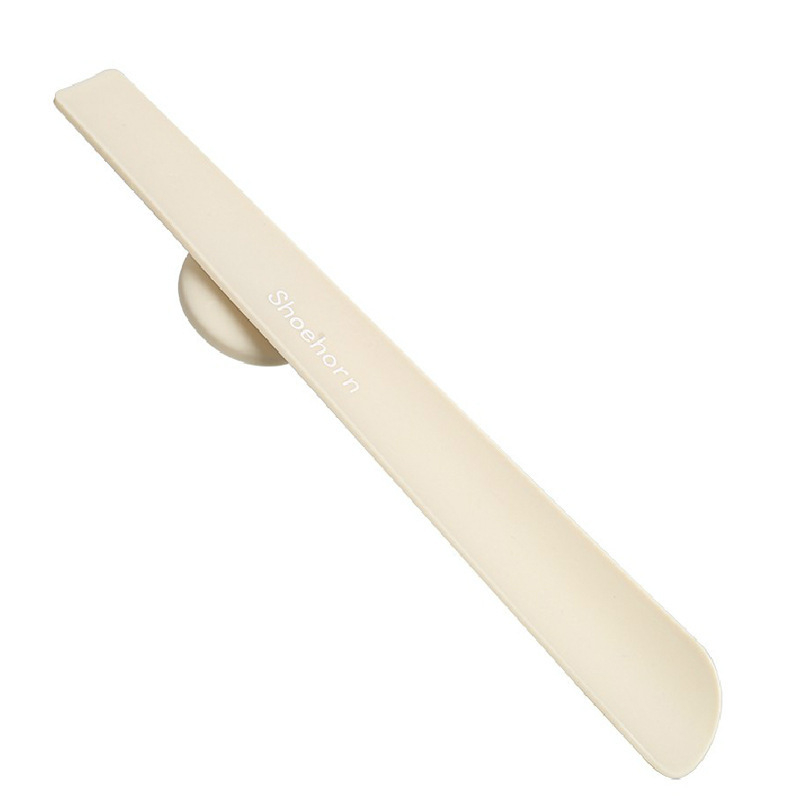 Dispozitiv pentru încălțări cu mâner lung – model Lengthened, stil Long fan shoe horn, potrivit pentru vârstnici și femei însărcinate, pentru toate sezoanele.