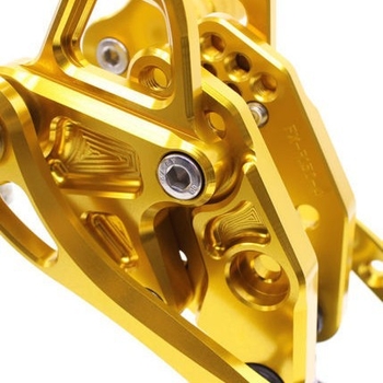 FXCNC Hátsó pedálkészlet Yamaha YZF R15 2012-2015