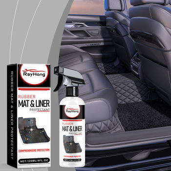 Agent de întreținere pentru plastic auto – protejează covorașele din cauciuc și suprafețele interioare, îndepărtează petele de ulei, spumă de curățare multifuncțională; ingrediente principale: apă, polimer acrilic, EDTA disodic, bicarbonat de sodiu; valabi