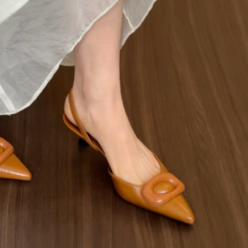 Ploške cipele s niskom petom – francuskog stila, jednobojne, gornji dio od umjetnog pliša, ulošak od ovčje kože, slip-on
