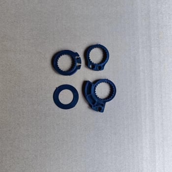 CNC мотоциклетна хидравлична дискова спирачка със съединител и ръчна спирачка – комплект с тапи за кормило (универсален)