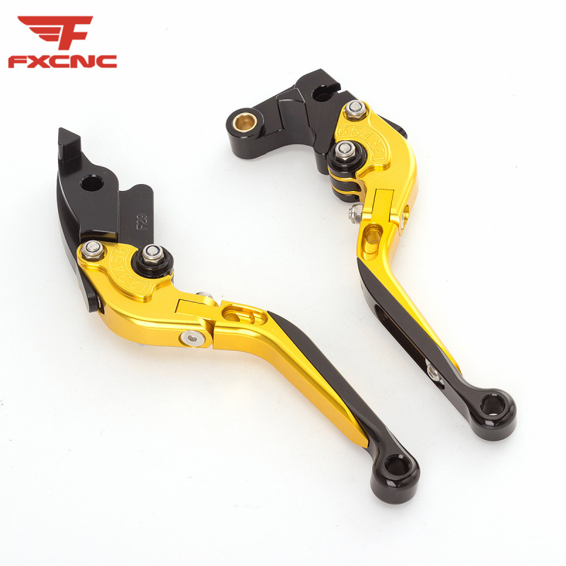 CNC obrábaný predlžovač brzdového a spojkového páky s skladacím rohom riadidiel pre Suzuki SFV650 GLADIUS (FXCNC SZNJ)