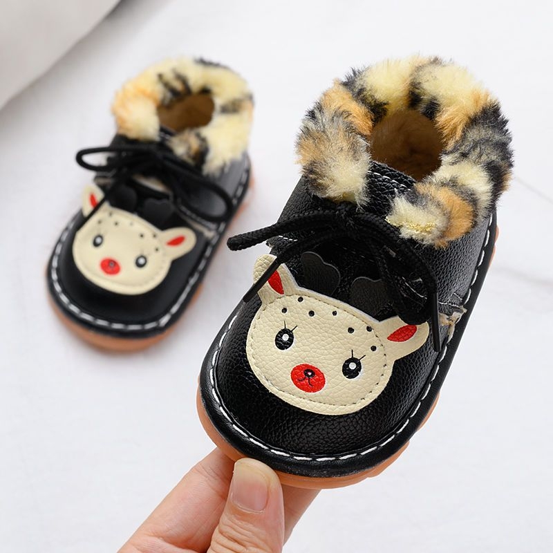Παιδικά Παπούτσια Βάδισης για Χειμώνα - Αγόρι, Αντιολισθητική Σόλα, Θερμή Επένδυση, Καουτσούκ Σόλα, Καρτούν Στυλ