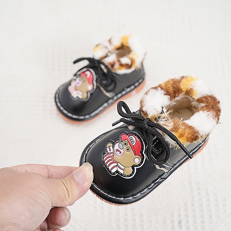 Παιδικά Παπούτσια Βάδισης για Χειμώνα - Αγόρι, Αντιολισθητική Σόλα, Θερμή Επένδυση, Καουτσούκ Σόλα, Καρτούν Στυλ