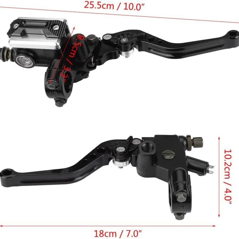 CNC преден спирачен цилиндър с хидравлична дискова спирачка и сборка за съединител/ръчна спирачка
