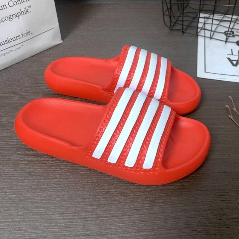 Ženske papuče za kućnu upotrebu, slip-on, prugasti uzorak, EVA đon, injekcijski uliven đon