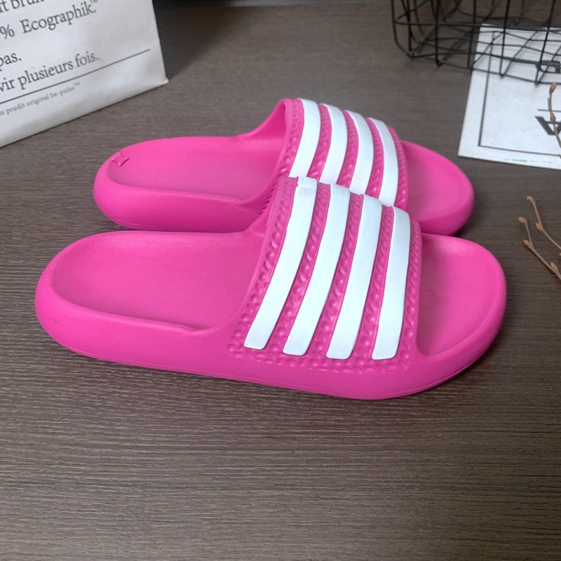 Ženske papuče za kućnu upotrebu, slip-on, prugasti uzorak, EVA đon, injekcijski uliven đon