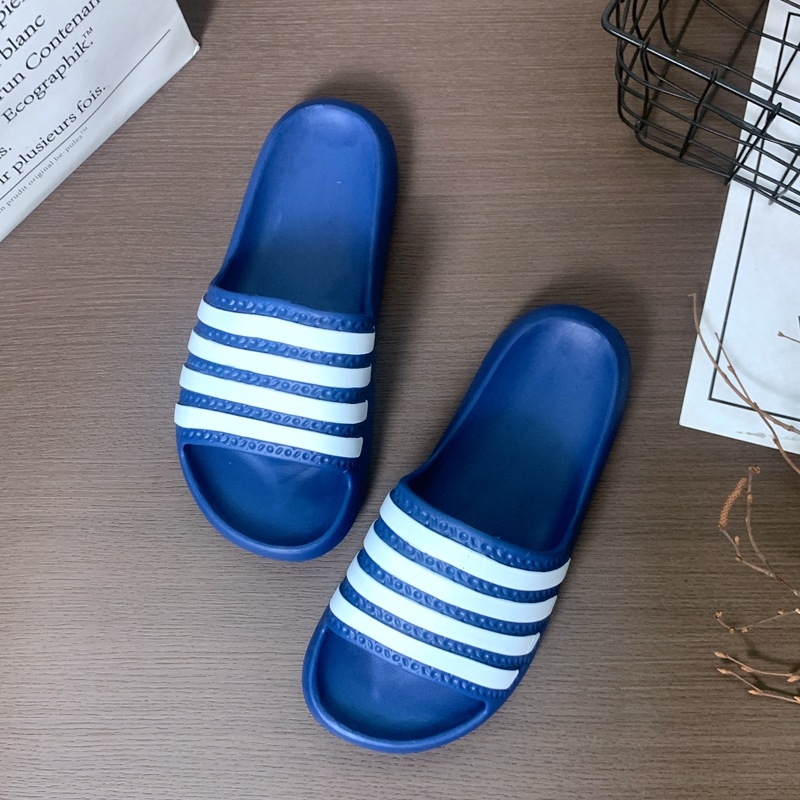 Ženske papuče za kućnu upotrebu, slip-on, prugasti uzorak, EVA đon, injekcijski uliven đon
