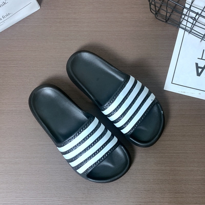 Ženske papuče za kućnu upotrebu, slip-on, prugasti uzorak, EVA đon, injekcijski uliven đon