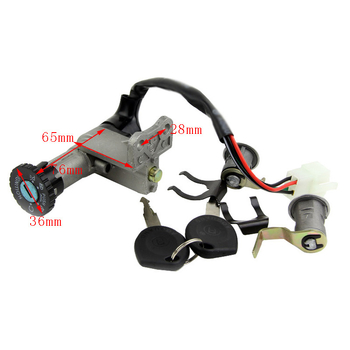 Električni komplet brave za motocikl — Youcheng Handsome Boy Lock Set, Kompatibilan s GY6 150