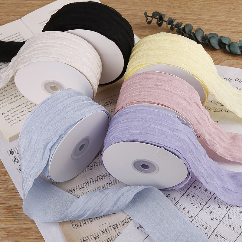 Dupla hajtású szalag fonalból - DIY hajdísz, csomagoláshoz és ruházathoz (Brand: Xinya; Anyag: fonalból készült szalag; Alkalmazások: hajdísz, csomagolás, dekoráció, ruházat, lábbeli, sapkák)