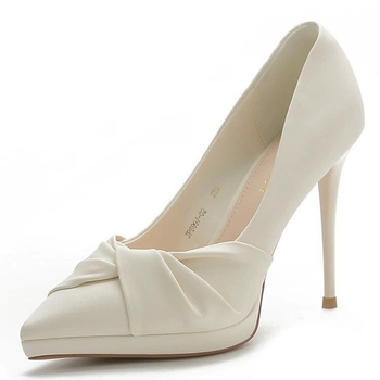 Visoke potpetice s oštrim vrhom, tanak vrh 6–8 cm, PU gornji dio, Slip-On (Oštri vrh; Tanak vrh; PU gornji dio; Slip-On)