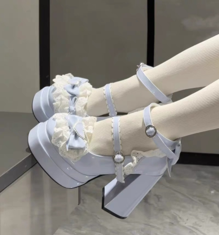 Lolita Mary Jane flats cu funda, PU partea superioară, toc mic