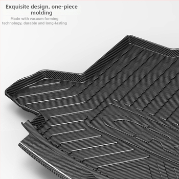 TPV podložka do kufra s karbónovým vzorom pre Mercedes-Benz GLE, GLK, GLC, GLB, GLS, GLA a CLA — personalizácia k dispozícii; licencovaná súkromná značka