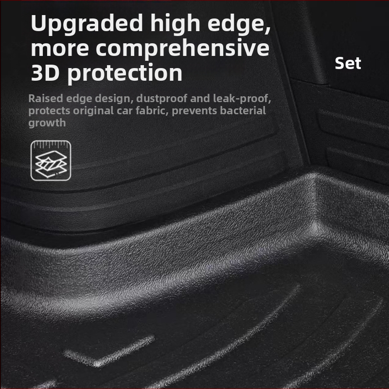 Koberec do kufra pre Xiaopeng G3 P5 P7 G6 X9 Monam03 - vodeodolný, protisklzový, materiály: TPE+XPE