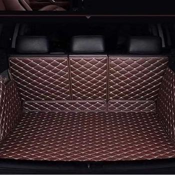 Δερμάτινο χαλάκι πορτμπαγκάζ για ειδικό αυτοκίνητο, πλήρης περιμετρική κάλυψη του πίσω διαμερίσματος, παραμετροποιήσιμο