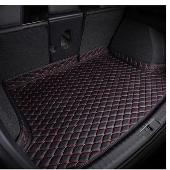 Δερμάτινο χαλάκι πορτμπαγκάζ για ειδικό αυτοκίνητο, πλήρης περιμετρική κάλυψη του πίσω διαμερίσματος, παραμετροποιήσιμο