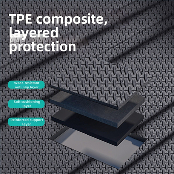 TPE podložka do batožinového priestoru pre špeciálne autá, vodotesná a odolná voči opotrebeniu s vysokým okrajom, prispôsobiteľná výroba, značka Chebei