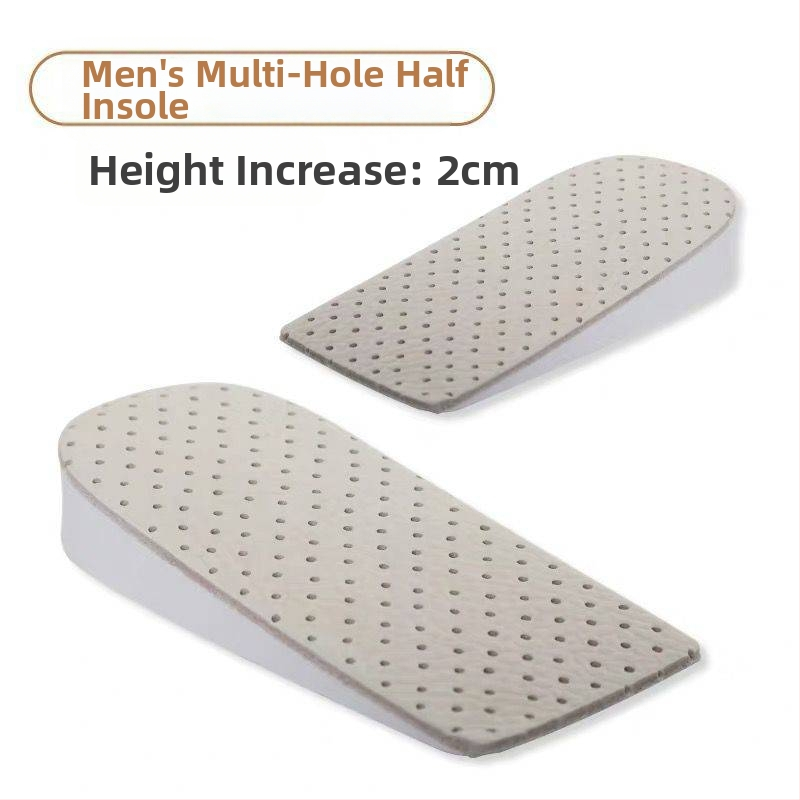 Talpă interioară din piele de vacă, talpă parțială cu creștere înălțime, model 020, unisex