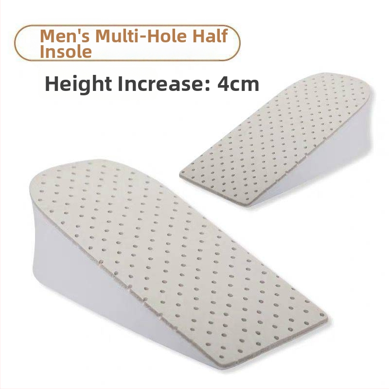 Talpă interioară din piele de vacă, talpă parțială cu creștere înălțime, model 020, unisex