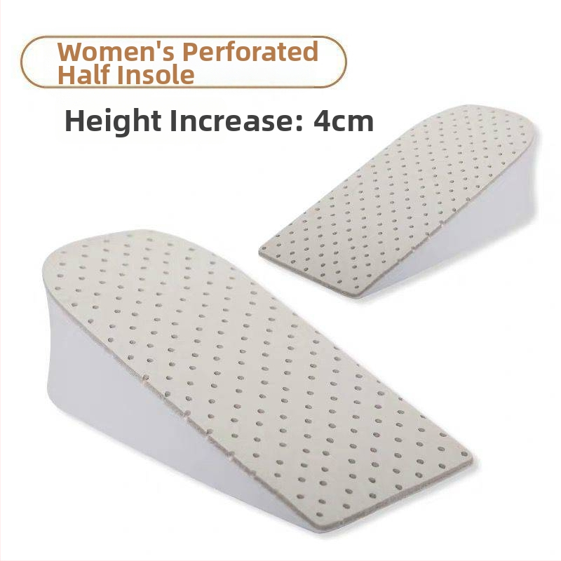 Talpă interioară din piele de vacă, talpă parțială cu creștere înălțime, model 020, unisex