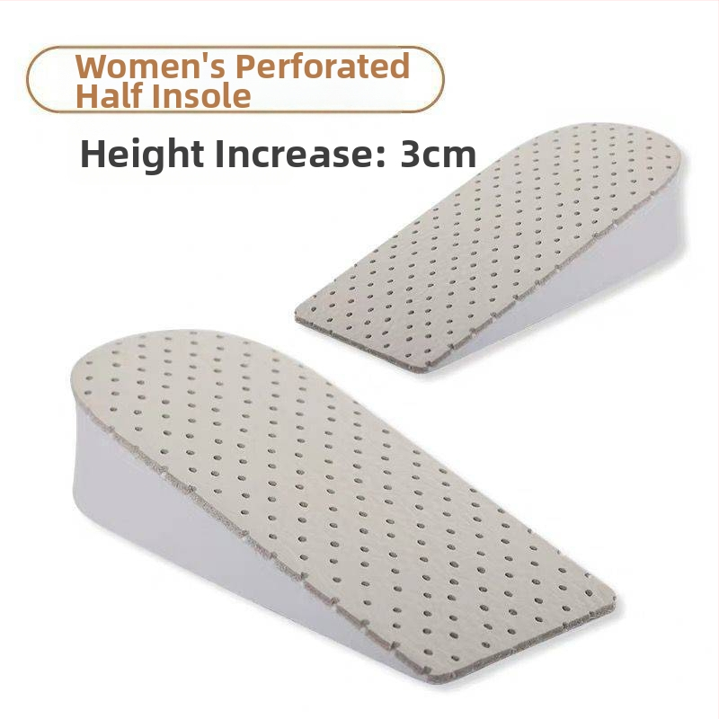 Talpă interioară din piele de vacă, talpă parțială cu creștere înălțime, model 020, unisex