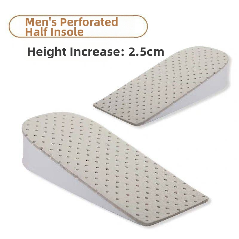 Talpă interioară din piele de vacă, talpă parțială cu creștere înălțime, model 020, unisex