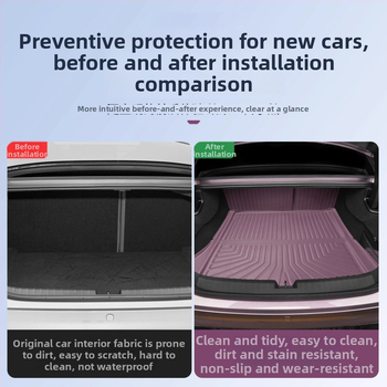 Podložka do batožinového priestoru pre Xiaomi SU7/YU7, TPE ochranná podložka, interiérový doplnok auta