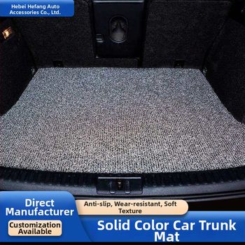 Zadný kufrový koberec PVC, hrubý, protišmykový, špecifický pre vozidlo, Hebei Hewan