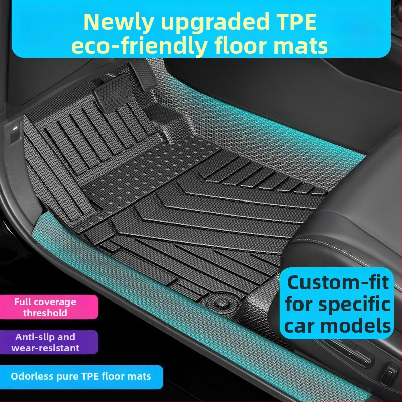 TPE automobické rohože pre vozidlá s novou energiou, 3D úplné pokrytie, vodotesné, prispôsobiteľné