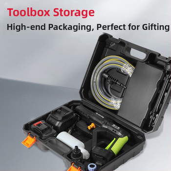 Bezdrôtový autoumývač s lítiovou batériou, 21V, 50 bar, 3,8 kg