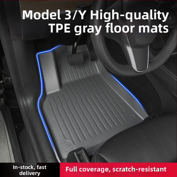 Tesla Model 3/Y - TPE prostirke za interijer i podloga za prtljažnik – set dodataka za unutarnju opremu (Materijal: TPE; Marka: 3K Automobile Mat; Kompatibilni modeli: Model 3/Y; Prilagodba: Da)